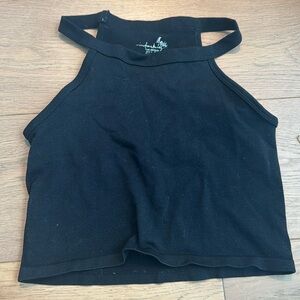 never worn, black free people tank top